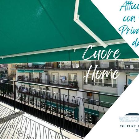 Wh - Cuore Home - Attico Monolocale Con Parcheggio Gratuito - 5 Minuti Dal Centro - Wifi Sanremo Bagian luar foto