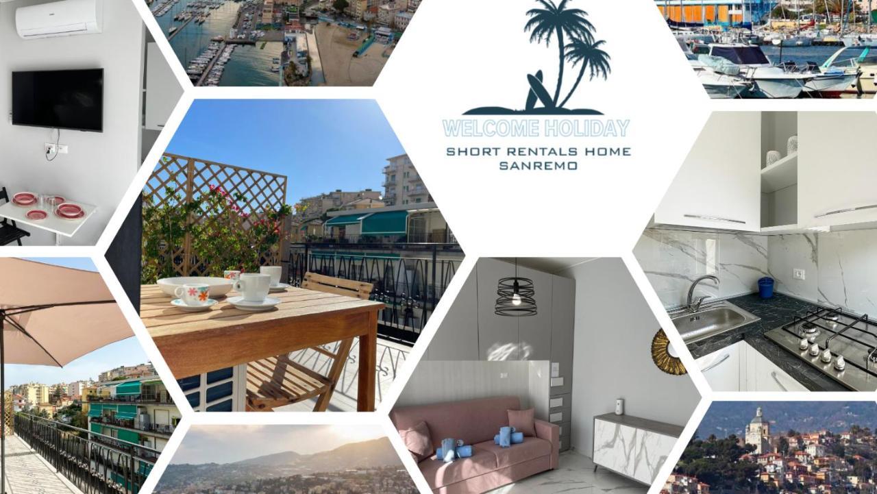 Wh - Cuore Home - Attico Monolocale Con Parcheggio Gratuito - 5 Minuti Dal Centro - Wifi Sanremo Bagian luar foto